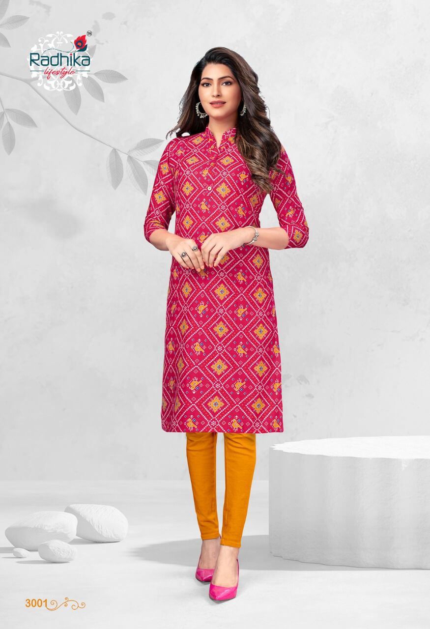 Radhika Traditional vol 3 Casual Wear kurtis collection 11