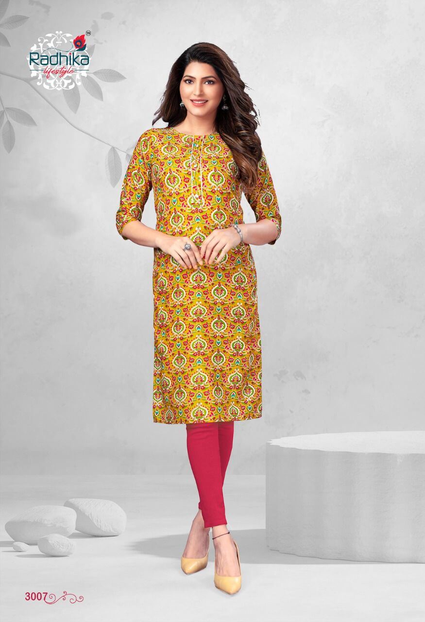 Radhika Traditional vol 3 Casual Wear kurtis collection 4