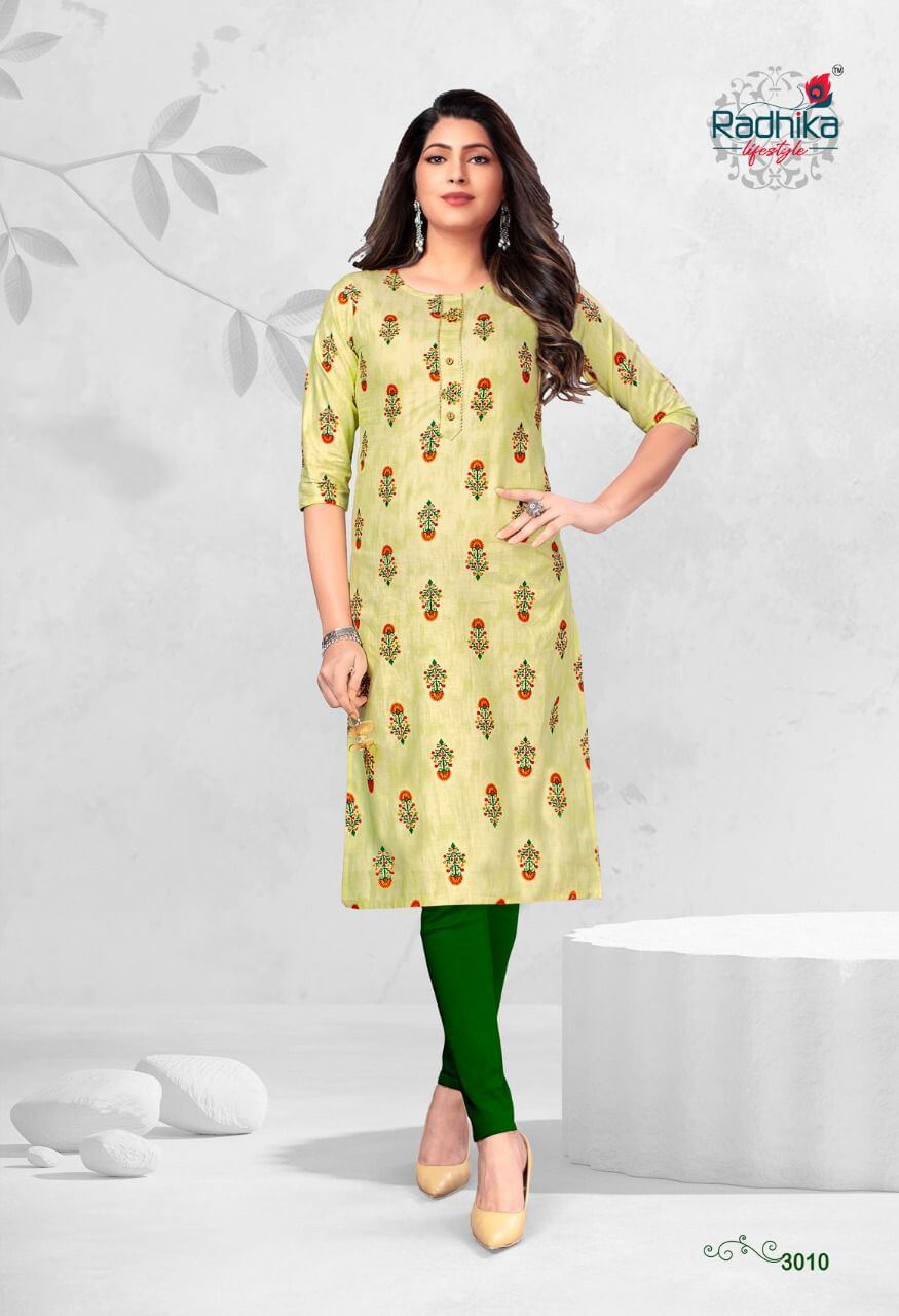 Radhika Traditional vol 3 Casual Wear kurtis collection 6