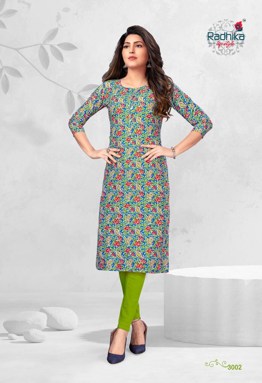 Radhika Traditional vol 3 Casual Wear kurtis collection 7