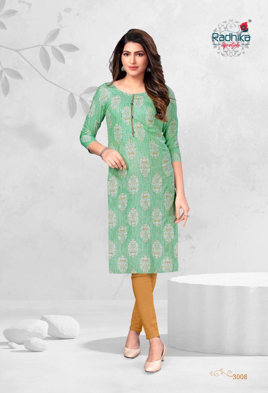 Radhika Traditional vol 3 Casual Wear kurtis collection 5