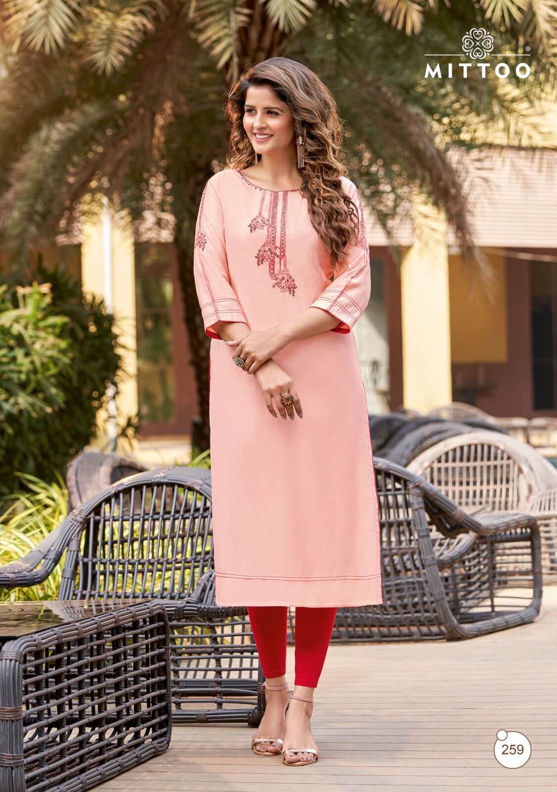 Mittoo Payal vol 18 Embroidery Kurti Catalog collection 7