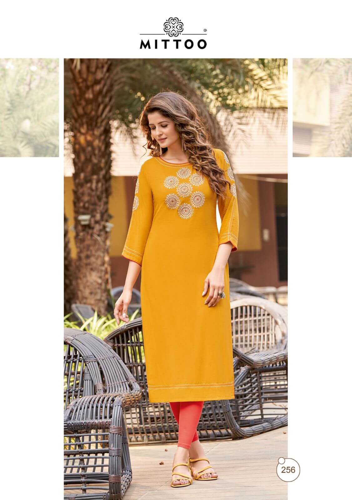 Mittoo Payal vol 18 Embroidery Kurti Catalog collection 8