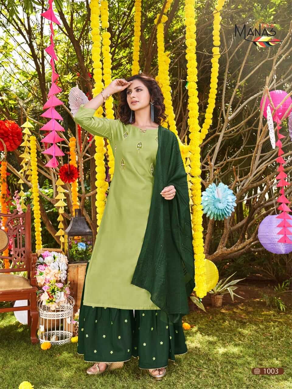 Manas Sitara Kurti Plazo Set Catalog collection 8