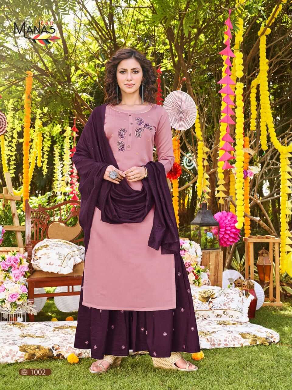 Manas Sitara Kurti Plazo Set Catalog collection 11