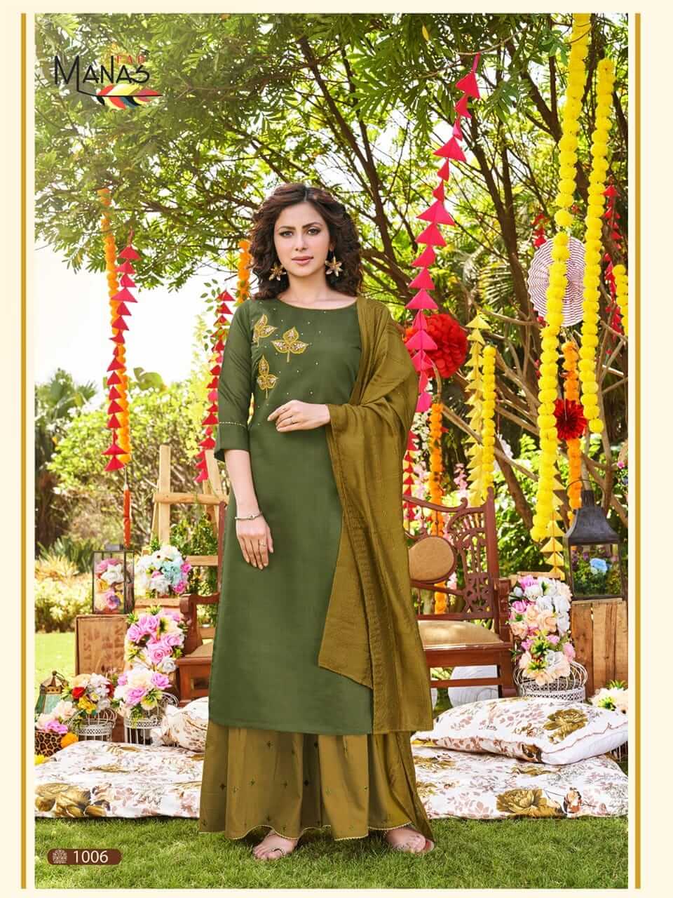 Manas Sitara Kurti Plazo Set Catalog collection 10