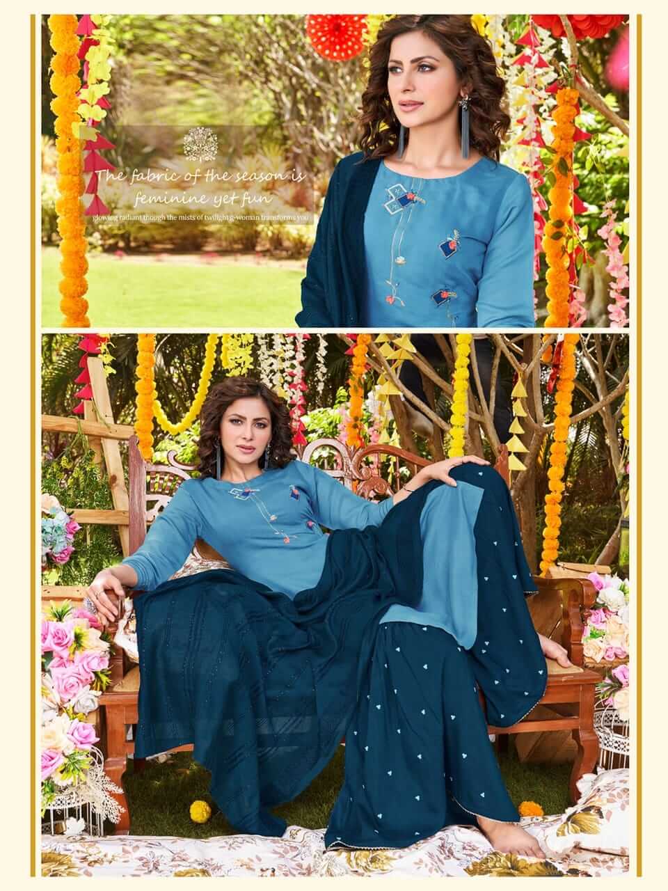 Manas Sitara Kurti Plazo Set Catalog collection 5