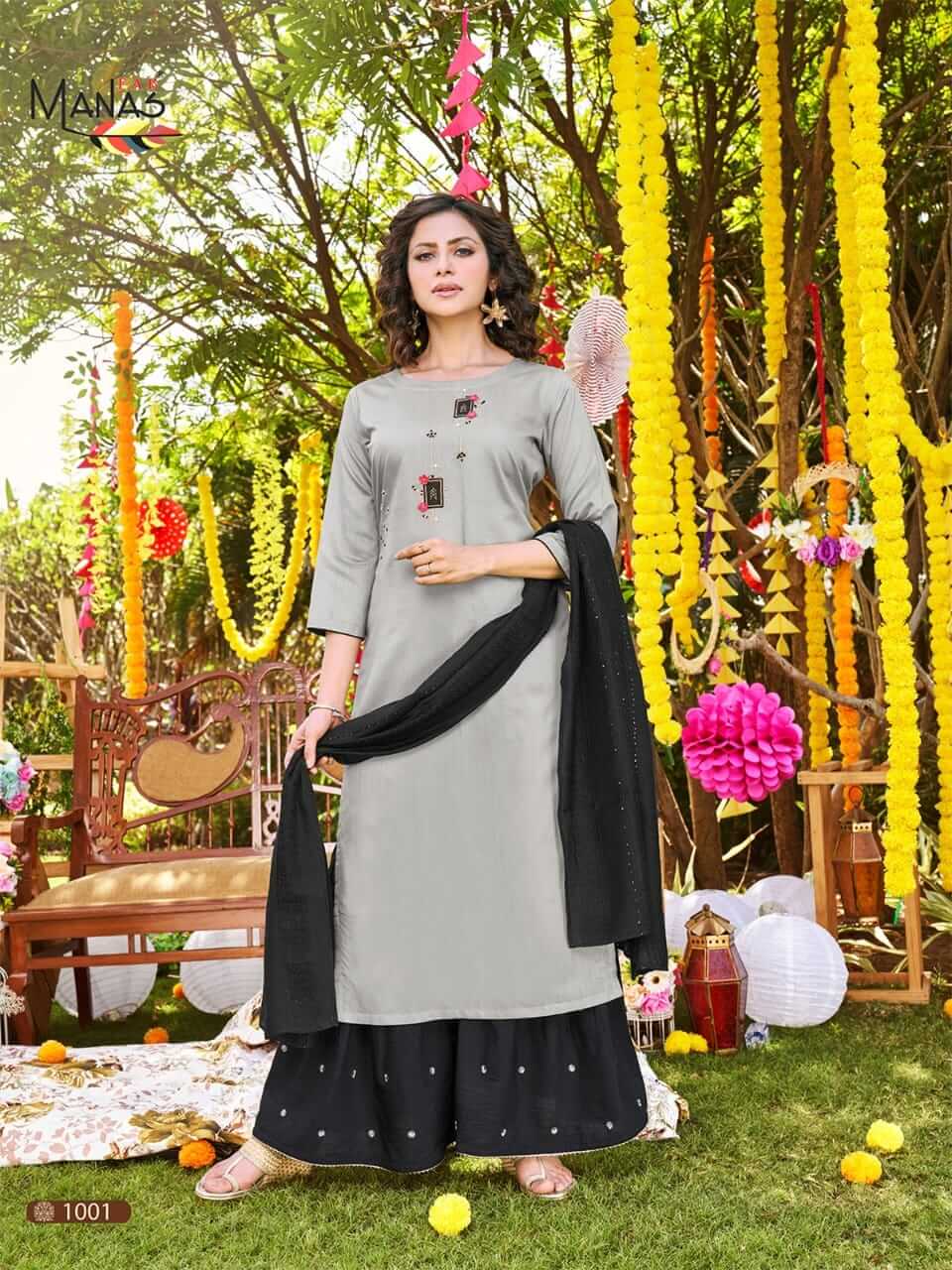 Manas Sitara Kurti Plazo Set Catalog collection 4