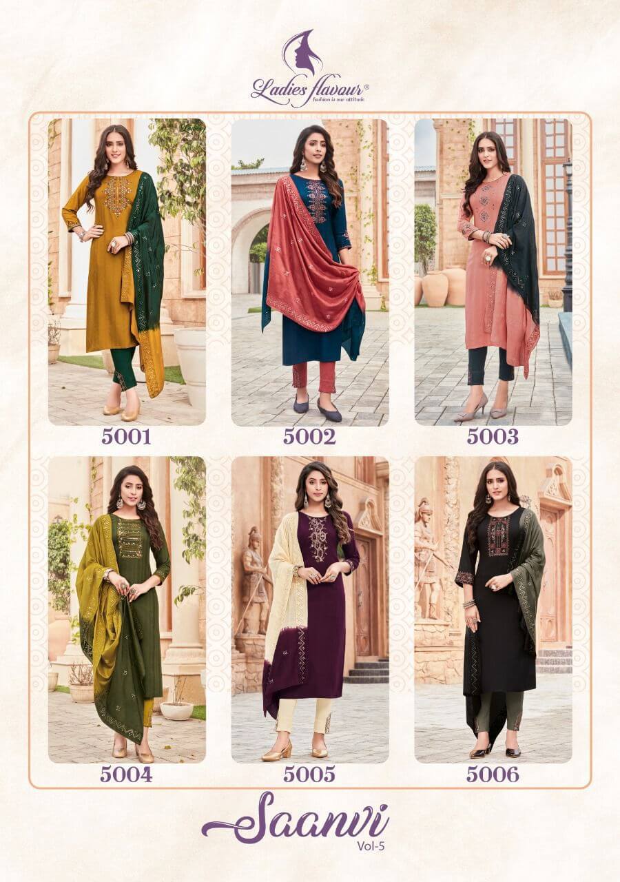 Ladies Flavour Saanvi vol 5 collection 1