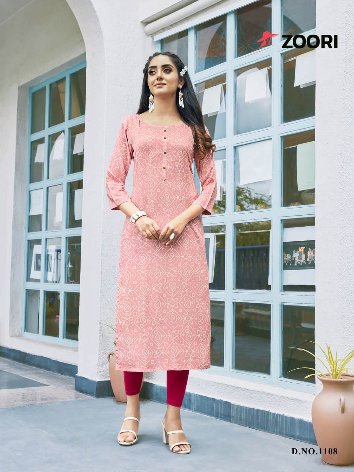 Zoori Akshara vol 18 Casual Wear Kurti Catalog collection 4