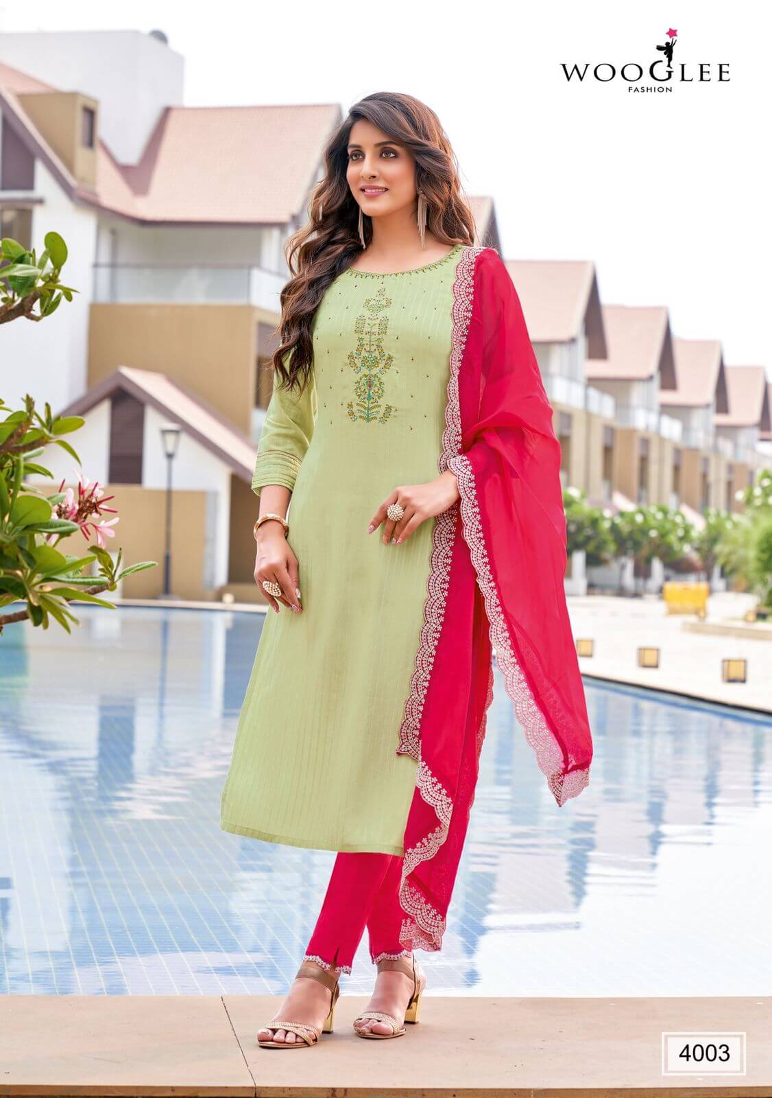 Wooglee Virangna Embroidery Salwar Kameez Catalog collection 7