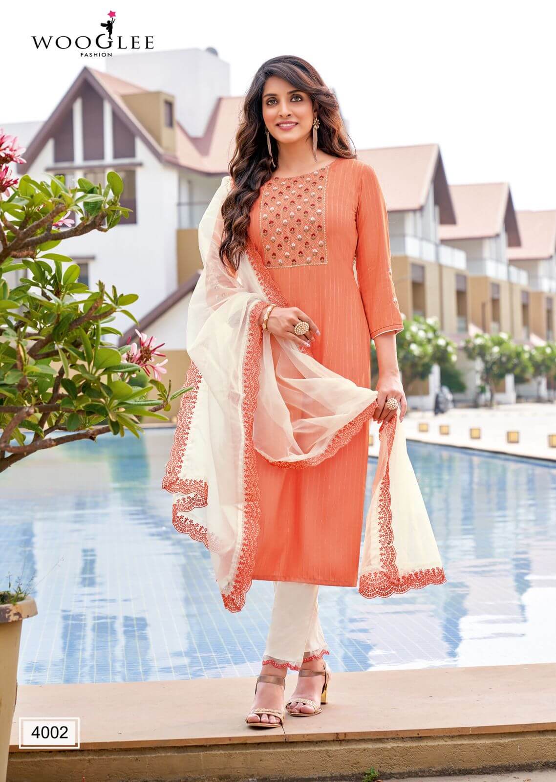 Wooglee Virangna Embroidery Salwar Kameez Catalog collection 8