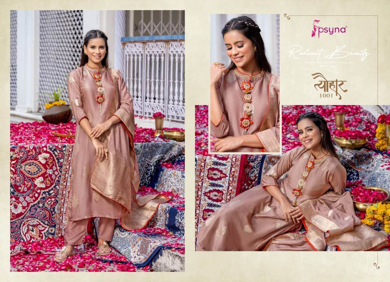 Psyna Tyohar vol 4 Churidar Salwar Suits collection 7