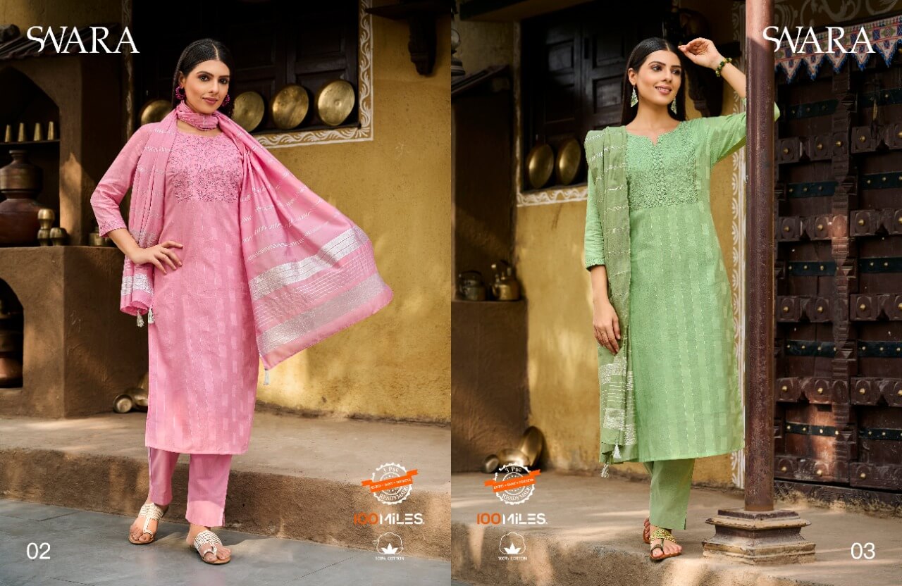 100Miles Swara Readymade Dress Catalog collection 1