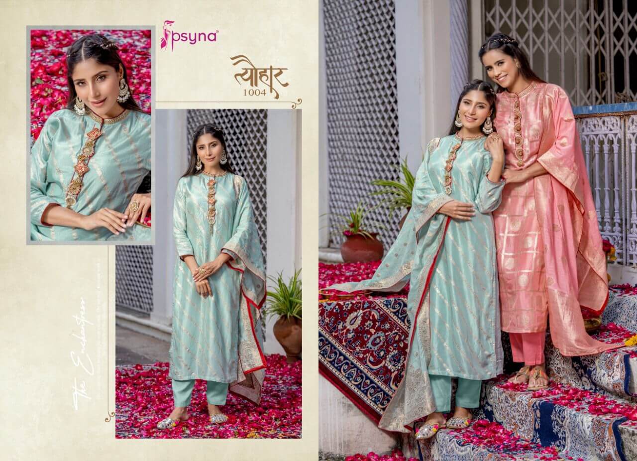 Psyna Tyohar vol 4 Churidar Salwar Suits collection 6