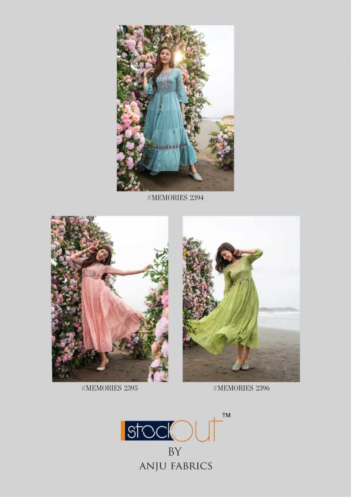 Anju Fabrics Memories Designer Kurti collection 4