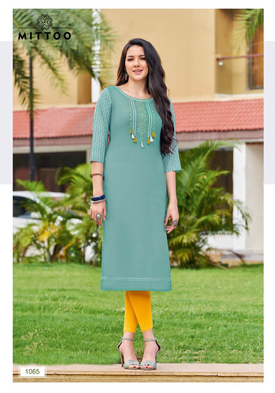 Mittoo Prince Vol 2 Rayon Kurti collection 7