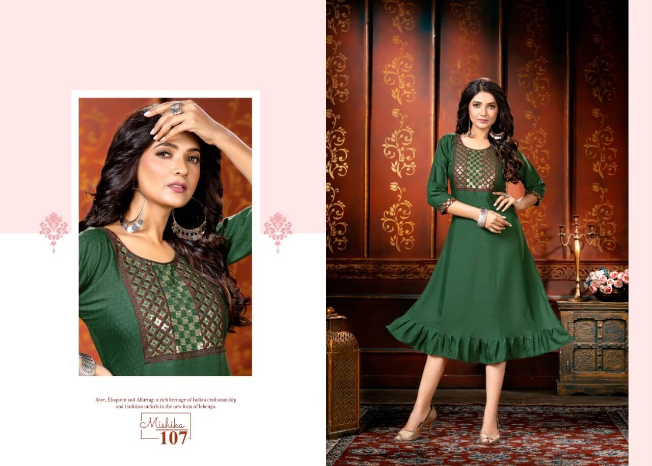 Kinti Mishika A Line Kurti collection 7