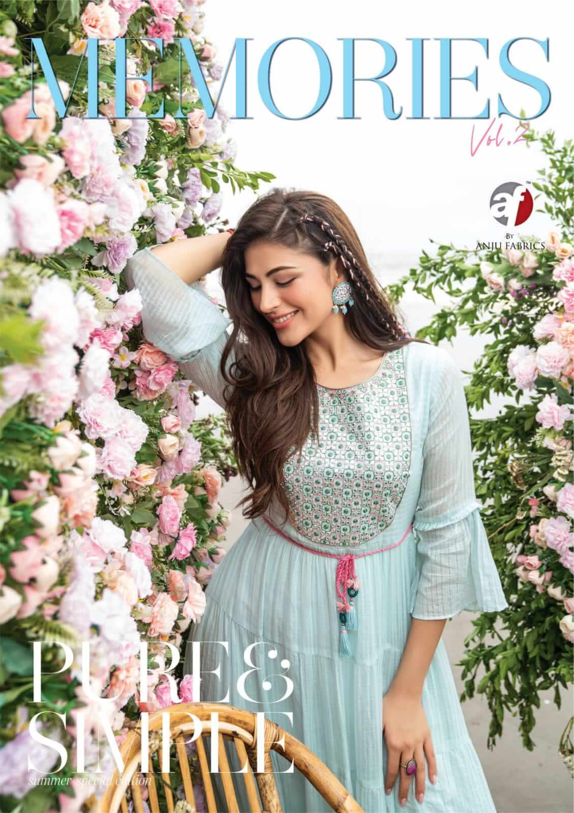 Anju Fabrics Memories Designer Kurti collection 8