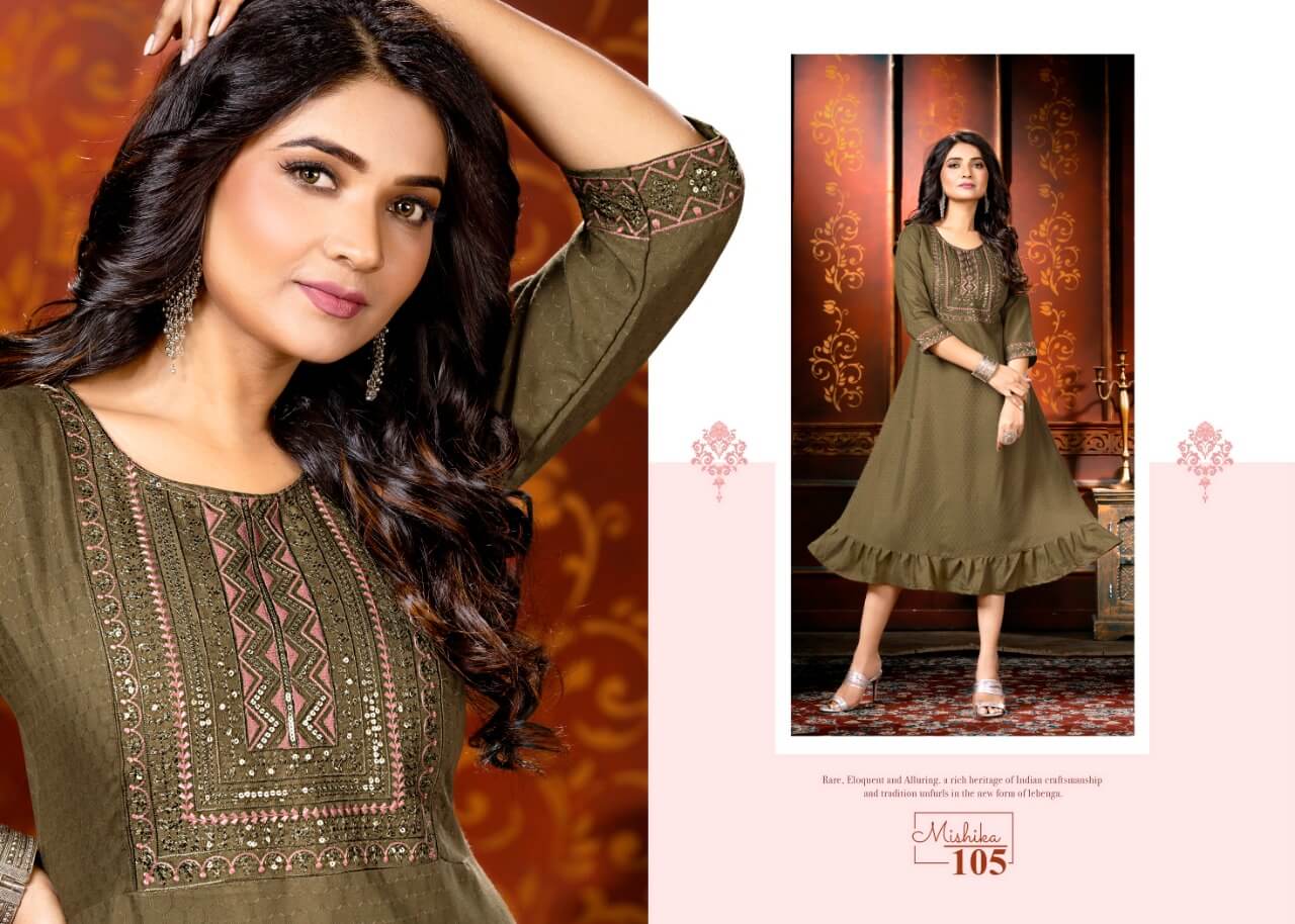 Kinti Mishika A Line Kurti collection 9