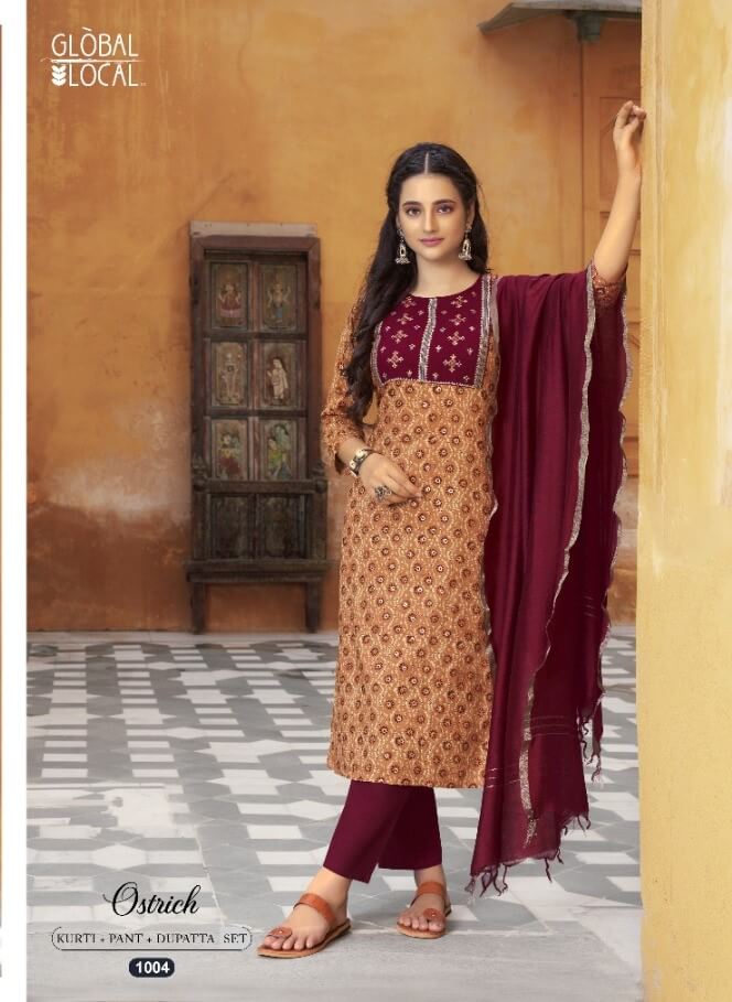 Global Local Ostrich Printed Salwar Kameez Catalog collection 5