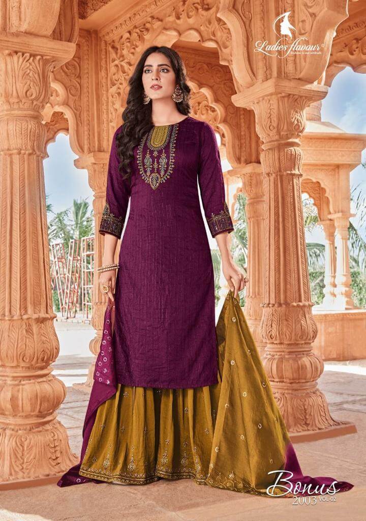 Ladies Flavour Bonus vol 2 Embroidery Salwar Kameez collection 3