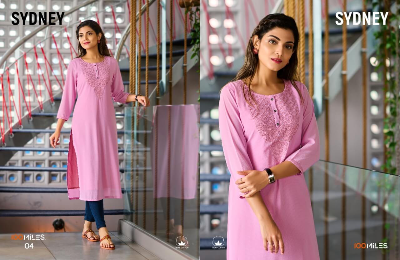 100Miles Sydeny Georgette Kurti collection 2