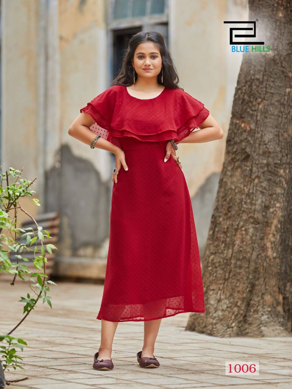 Blue Hills Charming Georgette Kurti Catalog collection 6