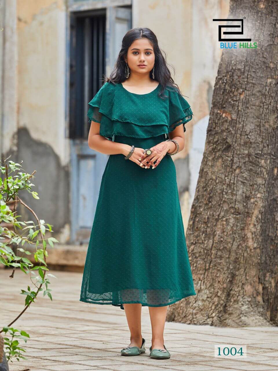Blue Hills Charming Georgette Kurti Catalog collection 4