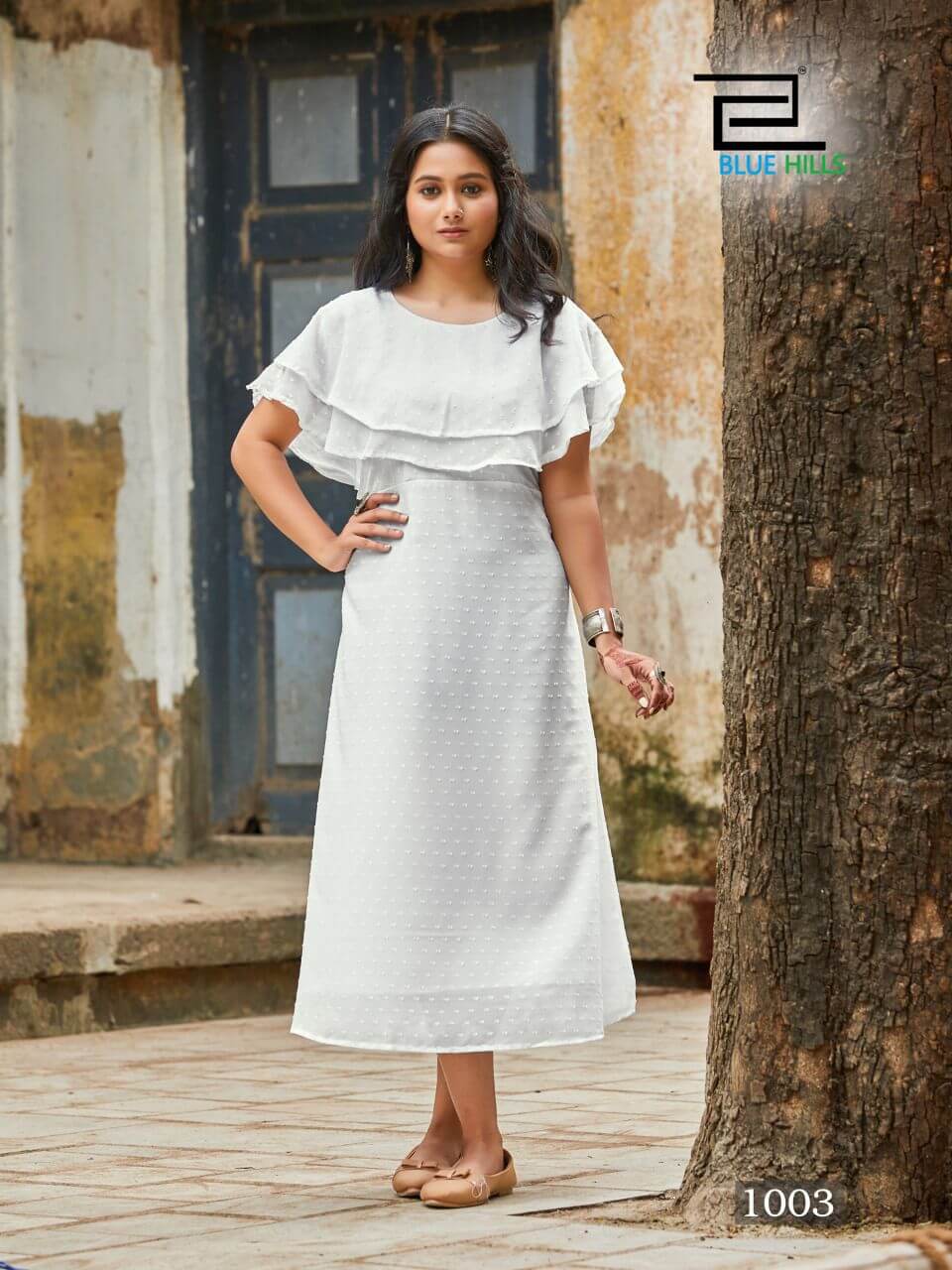 Blue Hills Charming Georgette Kurti Catalog collection 5
