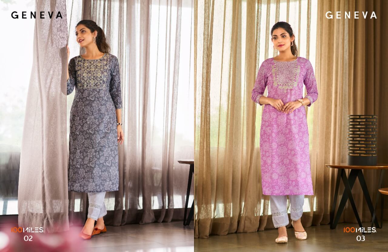 100Miles Geneva Georgette Kurti collection 3