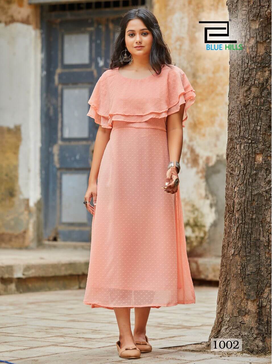 Blue Hills Charming Georgette Kurti Catalog collection 7