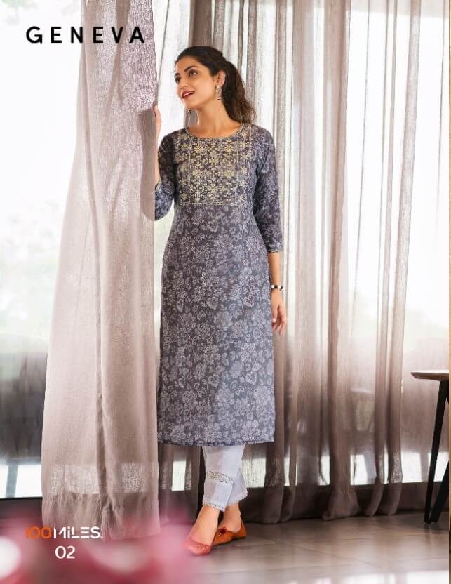 100Miles Geneva Georgette Kurti collection 1