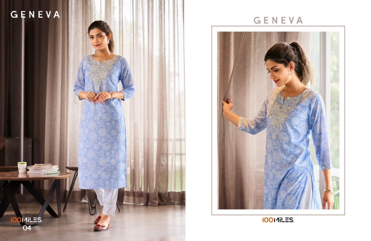 100Miles Geneva Georgette Kurti collection 2