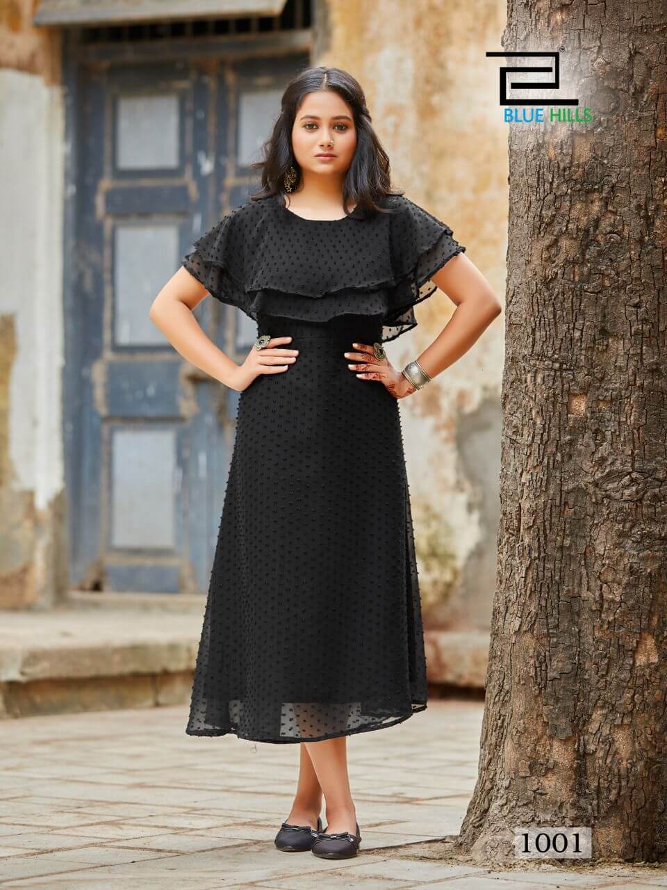 Blue Hills Charming Georgette Kurti Catalog collection 8