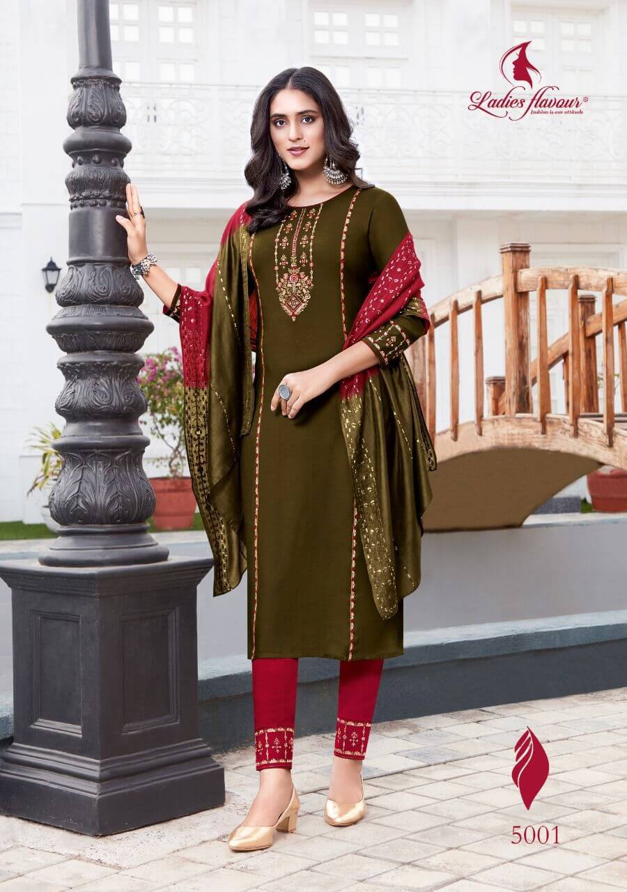 Ladies Flavour Pavitra vol 5 Churidar Salwar Suits Catalog collection 2