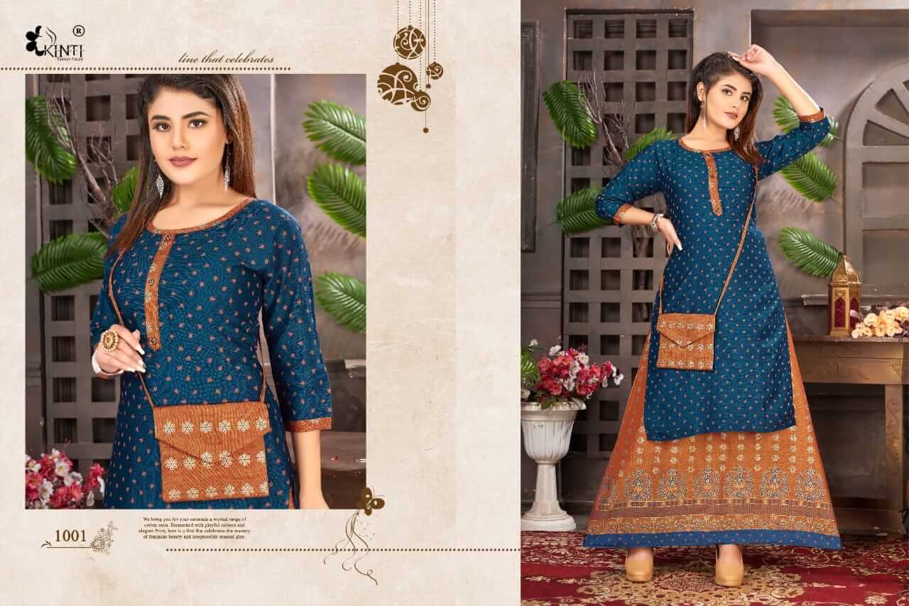 Kinti Hellaro vol 17 Kurtis With bottom Catalog collection 7