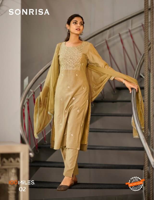 100Miles Sonrisa Churidar Salwar Suits collection 1