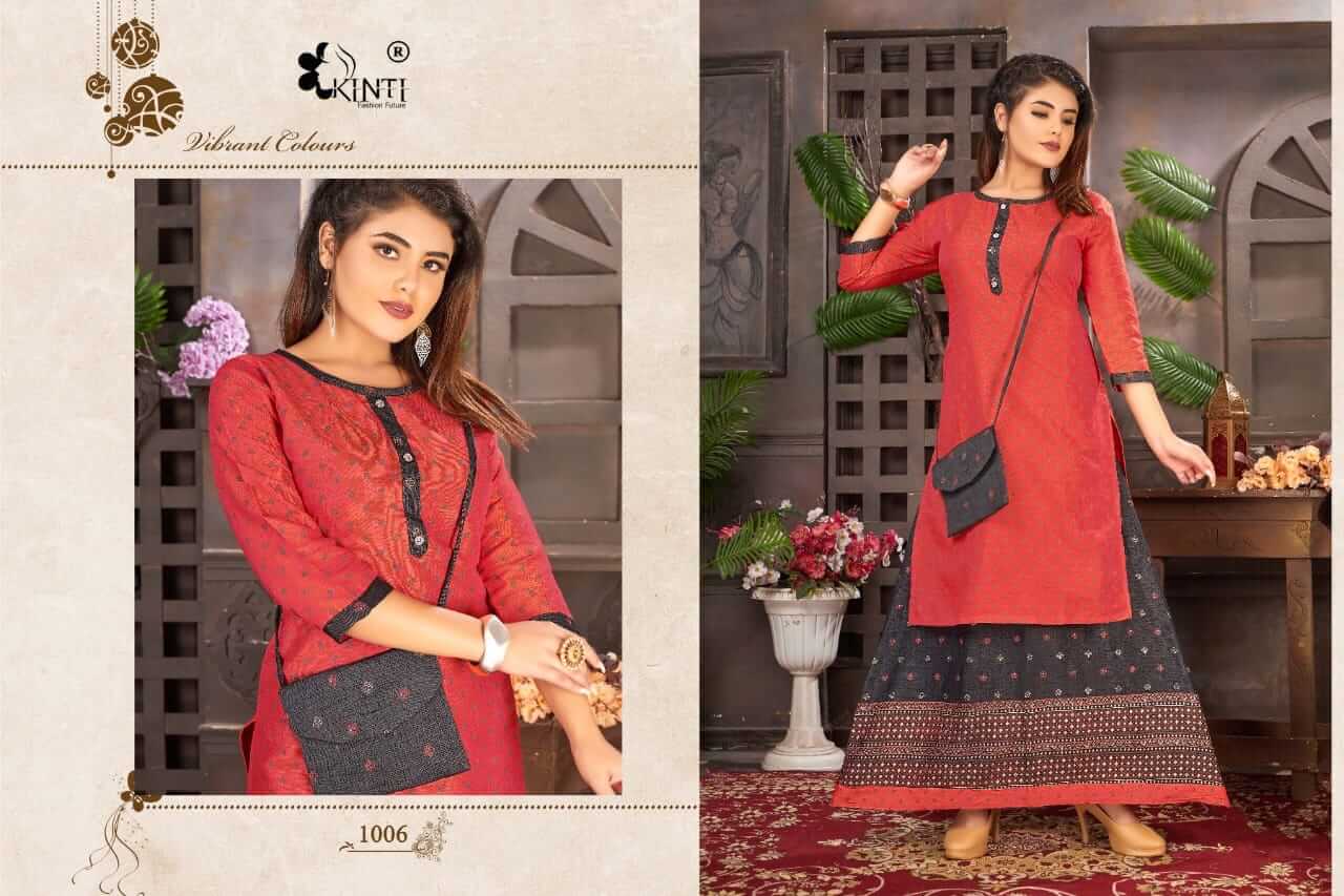 Kinti Hellaro vol 17 Kurtis With bottom Catalog collection 1