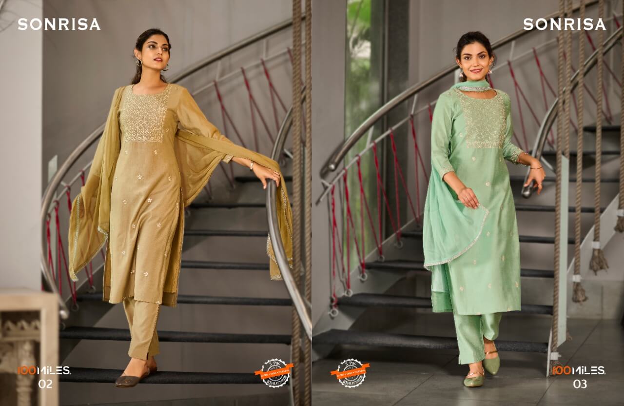 100Miles Sonrisa Churidar Salwar Suits collection 3