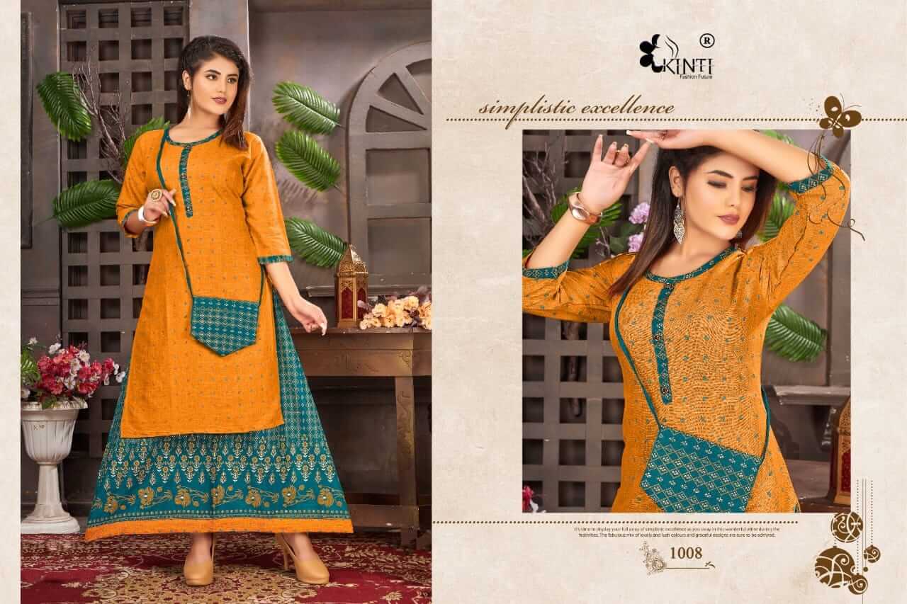 Kinti Hellaro vol 17 Kurtis With bottom Catalog collection 8