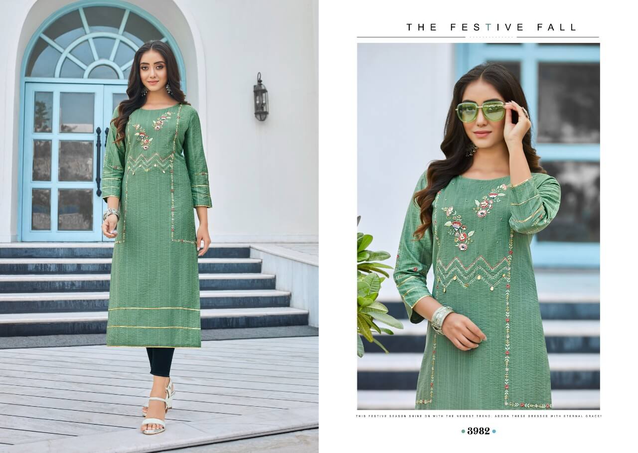 Rangoon Miracal Designer Kurti Catalog collection 2