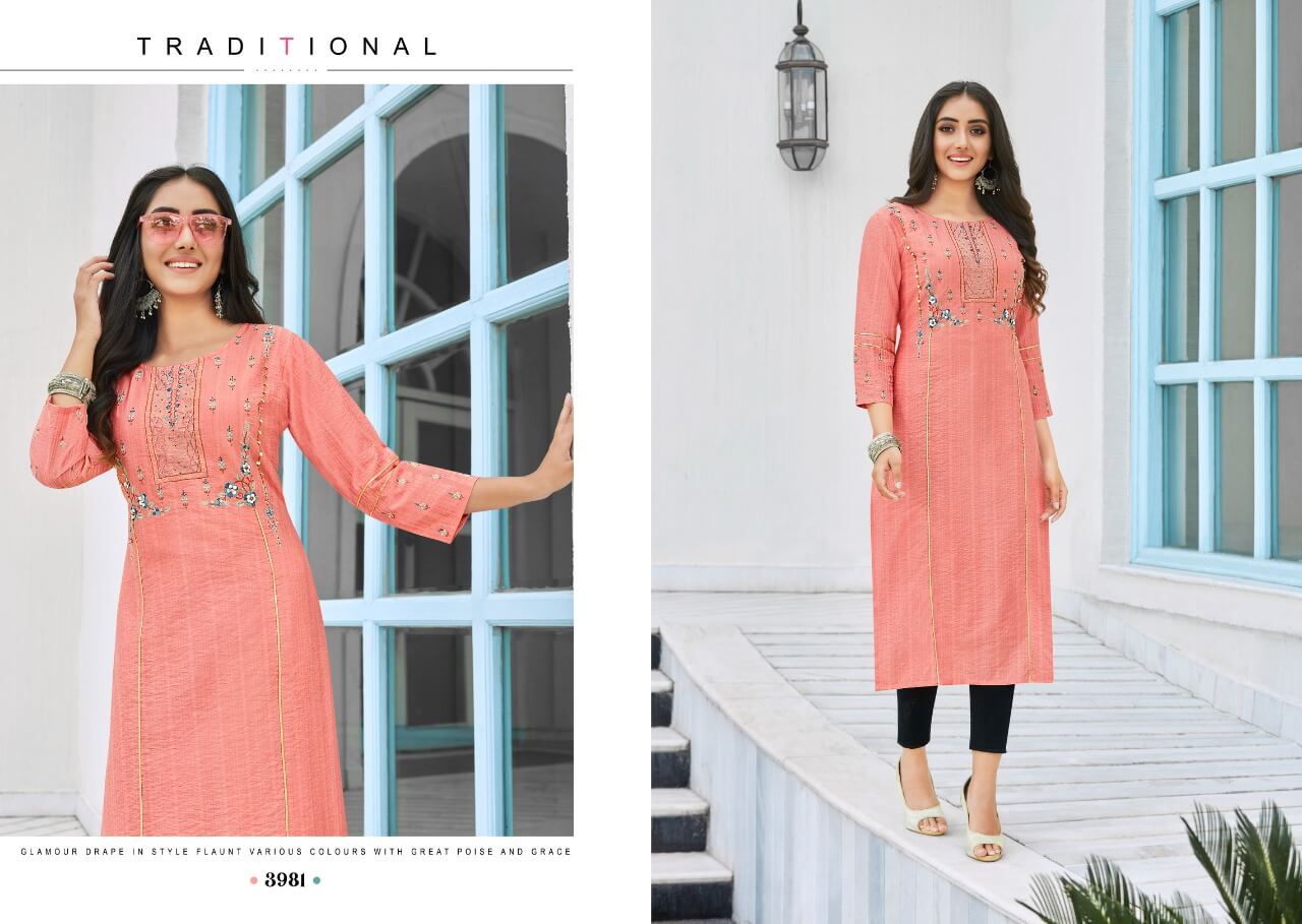 Rangoon Miracal Designer Kurti Catalog collection 4