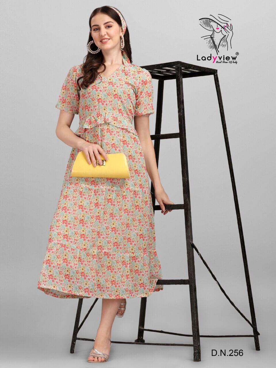 Ladyview Fusion Georgette Kurti collection 1