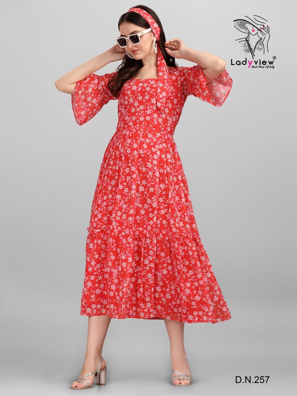 Ladyview Fusion Georgette Kurti collection 2