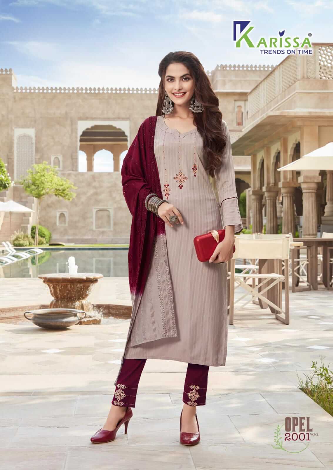 Karissa Opel vol 2 Churidar Salwar Suits collection 1