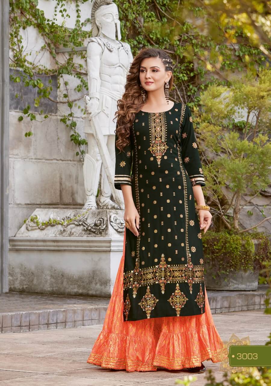 Diya Trends Fashion Tadka vol 3 Kurtis With Bottom collection 1