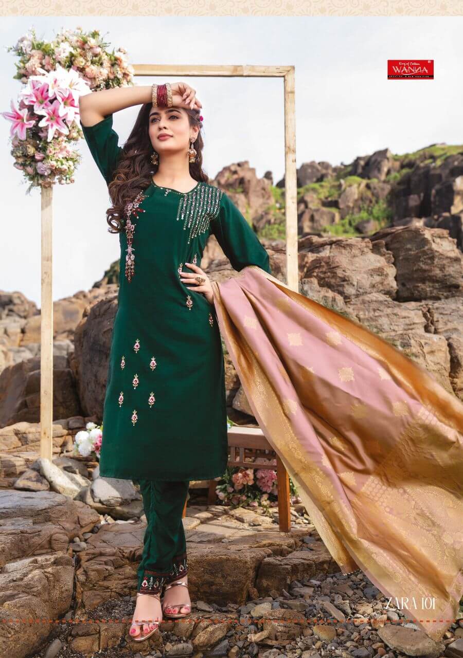 Wanna Zara Kurti with Dupatta Catalog collection 9