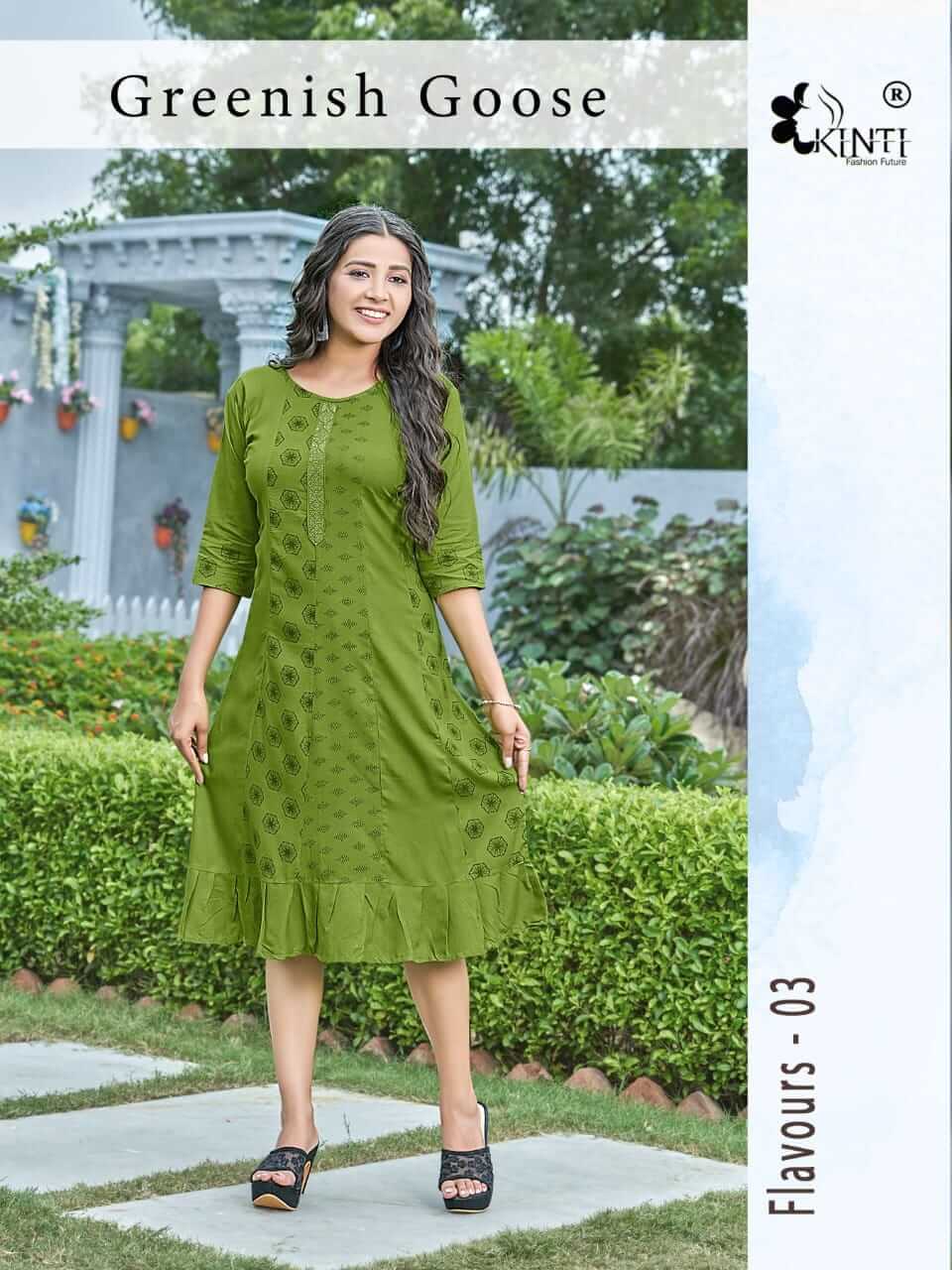 Kinti Flavours Rayon Kurti Catalog collection 4