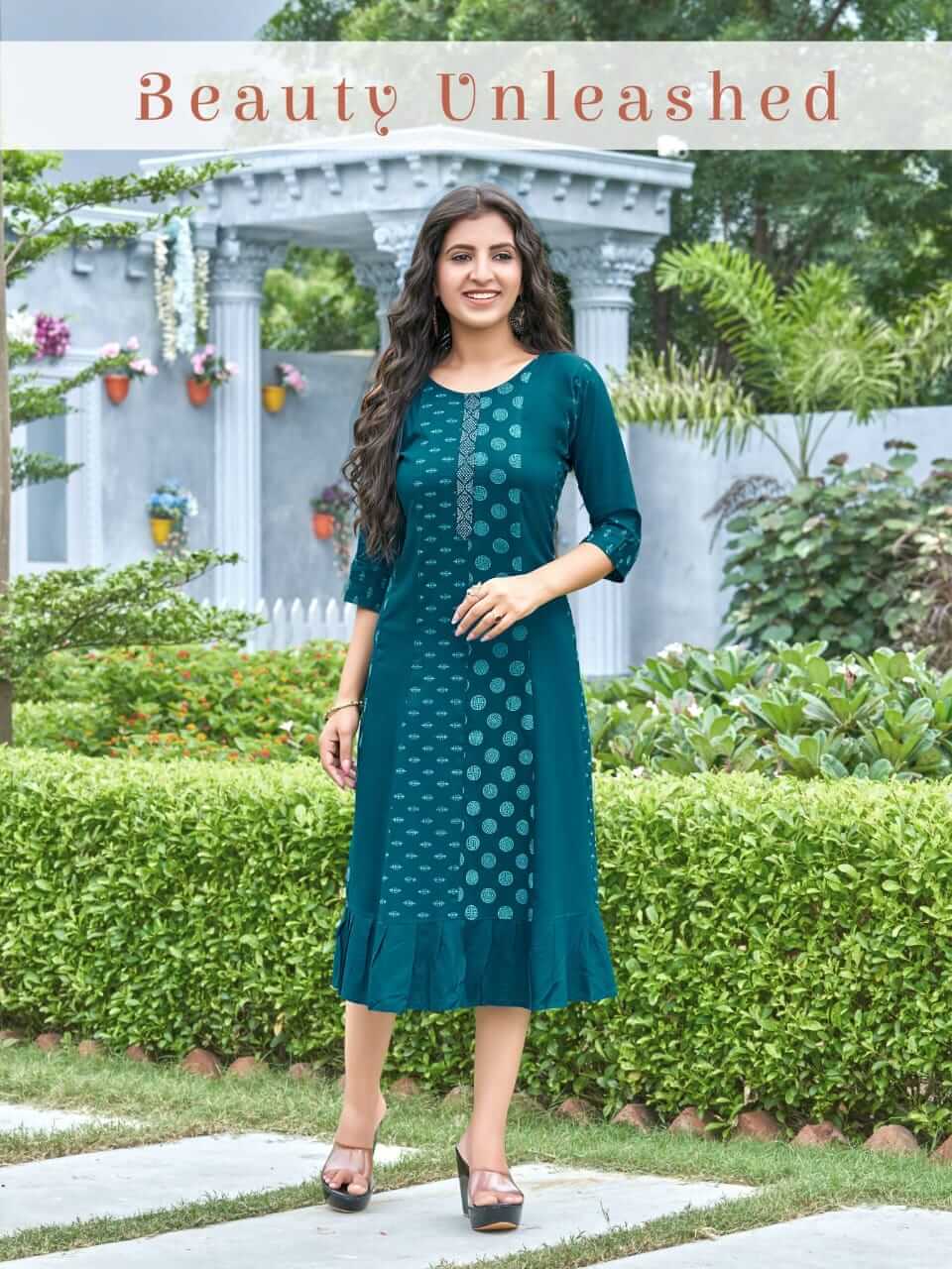 Kinti Flavours Rayon Kurti Catalog collection 2